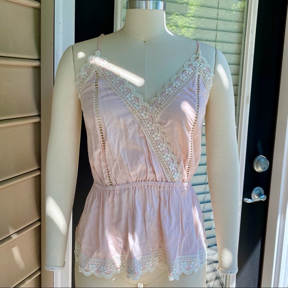ATK || BABY PINK LINGERIE CAMI - Picture 1 of 5